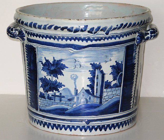 French Faience Jardiniere