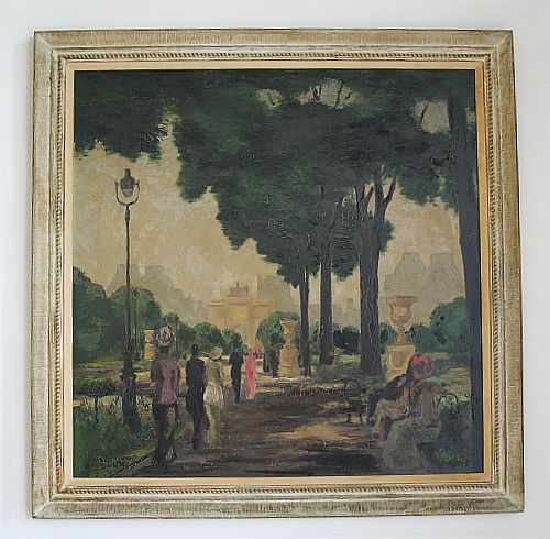 Oil painting by Bernard Lamotte