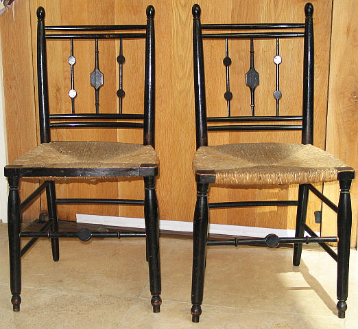 Pair of English Country Side Chairs