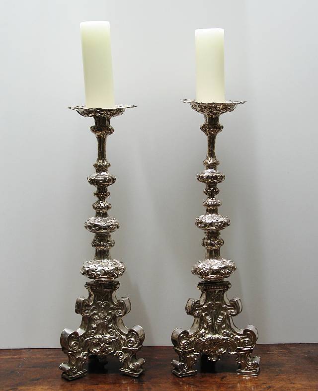 Pair of Italian Candlesticks