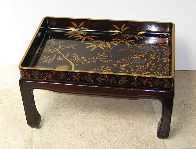 Japanese Lacquer Tray Table
