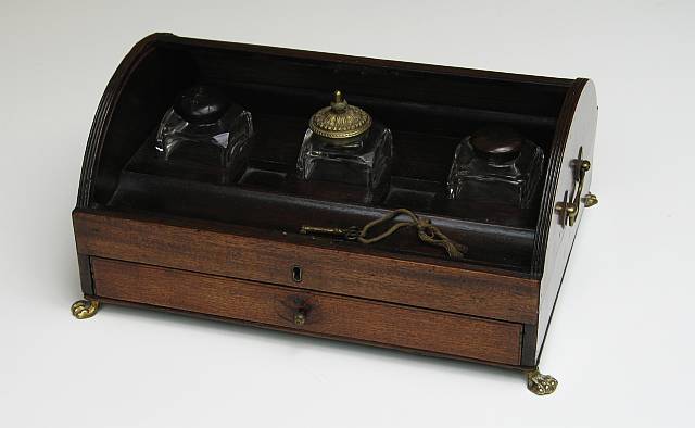 English Mahogany Writing Box 1
