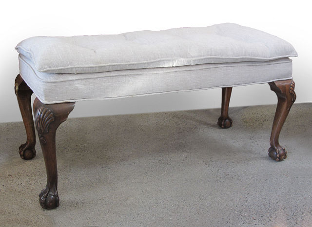 English Mahogany Bench