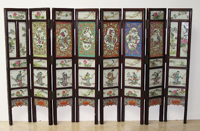 Chinese Porcelain Screen