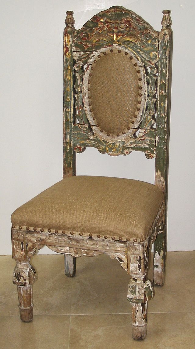 Set of 4 Spanish Colonial Side Chairs