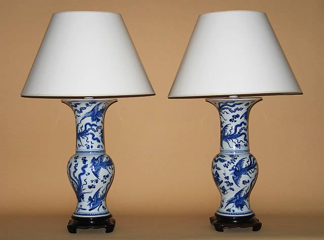 Pair of Chinese Lamps
