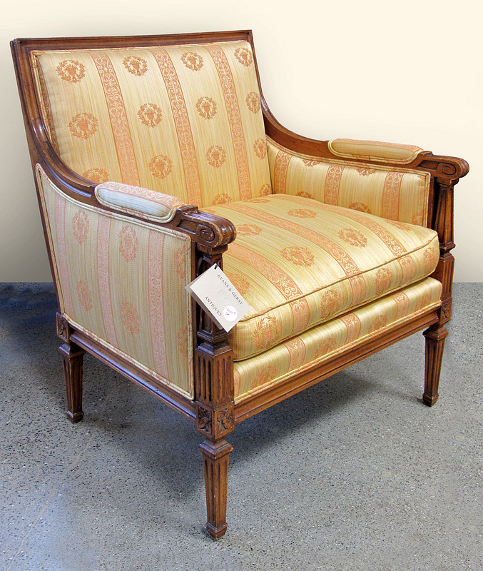 Pair of Louis XVI Style Armchairs 1