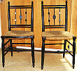 Pair of English Country Side Chairs