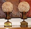 Pair of English Brass Urns