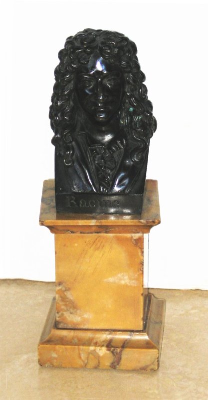French Bronze Bust of Racine