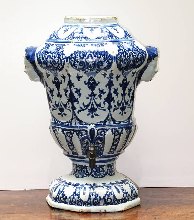 French Faience Urn