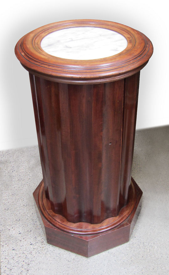 French Fluted Cylinder Form Cabinet - SOLD