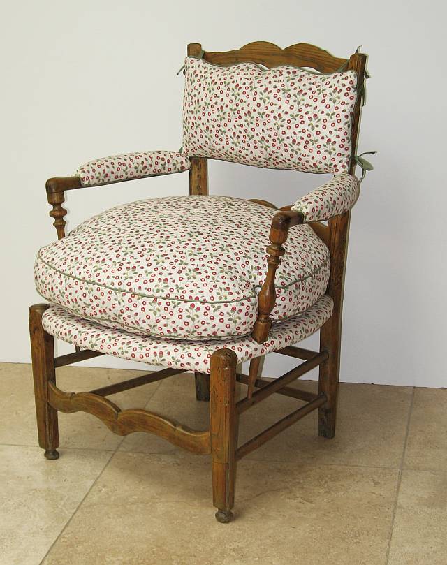 Louis XVI Style Rustic Chair