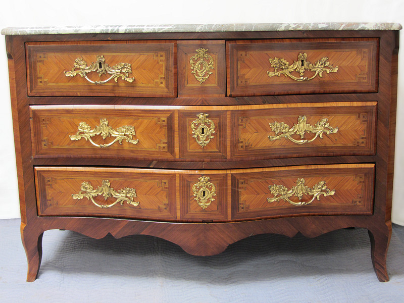 French Louis XV-Louis XVI Period Commode